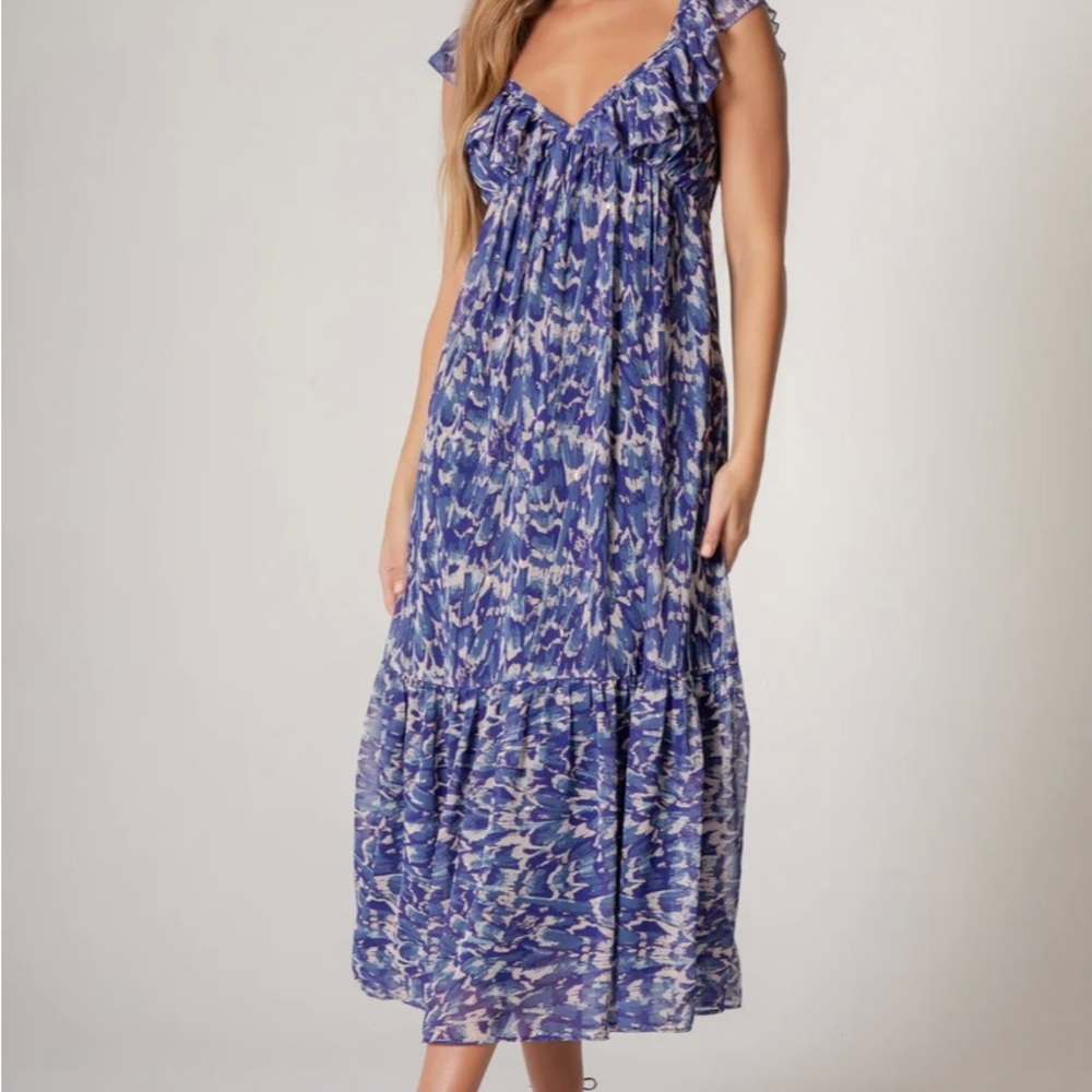 Wedding Guest Dress Lavender Brown Worn Once size XS/0